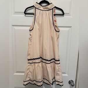 Entro Cream and Black Women’s Halter Dress